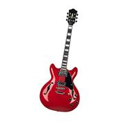 Guitare Électrique De Taille Standard Avec Barre Transversale Semi Creuse En Acier Inoxydable Rouge Guitare Électrique Débutants