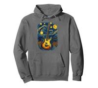 Guitare Électrique Design Starry Night - Cadeau Guitariste Sweat à Capuche