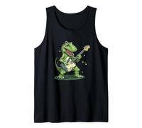 Guitare électrique Dinosaure pour un concert rugissant Débardeur