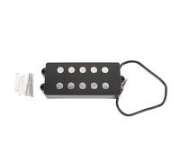 Guitare électrique Double Coil Pickup Clear Metal Metal 5 String Electric Bass Bass Double Coil Pickup Ceramic Magnet Design Noidsless Design Easy Installation For Rock Jazz Metal