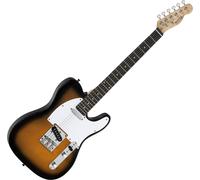 Guitare Électrique E-Guitar Telecaster Vintage Sunburst Érable 2x Single Coils