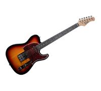 EKO GUITARS - TL-300 Guitare Électrique, Corps en Peuplier, Manche en Érable, Touche en Laurel 22 frettes, 2 Micros Single-Coil, Chevalet Fixe Style Tele, Diapason 650 mm, Couleur Sunburst