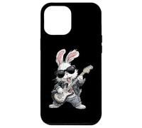 Guitare électrique en métal Lourd, Guitariste, Bassin, Lapin de Pâques Coque pour iPhone 12 Pro Max
