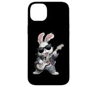 Guitare électrique en métal Lourd, Guitariste, Bassin, Lapin de Pâques Coque pour iPhone 14 Plus