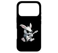Guitare électrique en métal Lourd, Guitariste, Bassin, Lapin de Pâques Coque pour iPhone 17 Pro