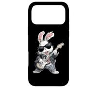 Guitare électrique en métal Lourd, Guitariste, Bassin, Lapin de Pâques Coque pour iPhone 17 Pro Max