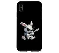 Guitare électrique en métal Lourd, Guitariste, Bassin, Lapin de Pâques Coque pour iPhone XS Max