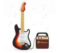 Guitare électrique enfant - iDance - 4 modes de guitare - 8 boutons de touche - 56 boucles musicales