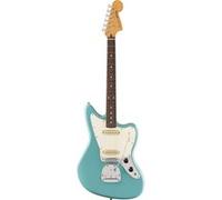 Guitare électrique Fender Jaguar Player II RW Aquatone Blue Rétro Vintage