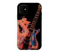 Guitare Electrique Flaming Design - Guitare Rock Rétro Coque pour iPhone 11