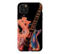 Guitare Electrique Flaming Design - Guitare Rock Rétro Coque pour iPhone 11 Pro Max