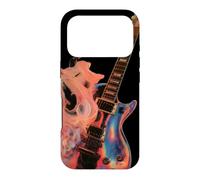 Guitare Electrique Flaming Design - Guitare Rock Rétro Coque pour iPhone 17 Pro