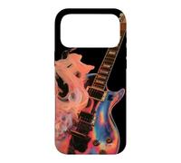 Guitare Electrique Flaming Design - Guitare Rock Rétro Coque pour iPhone 17 Pro Max