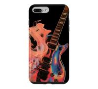 Guitare Electrique Flaming Design - Guitare Rock Rétro Coque pour iPhone 7 Plus/8 Plus