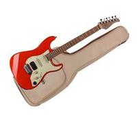 Guitare électrique forme ST Mooer GTRS-P801 - Fiesta Red + housse