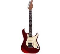 Guitare électrique forme ST Mooer GTRS-S800 - Metal Red