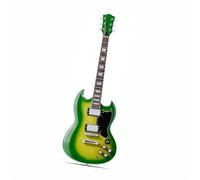 Guitare Électrique Guitare Électrique À Corps Plein 6 Cordes Manche En Érable Verte