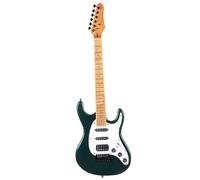 Guitare Électrique Guitare Électrique Jazz Avec Manche En Érable Beau Ton Adaptée Aux Débutants Adultes Performance Professionnelle(Dark Green)