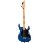Guitare Électrique Guitare Électrique Jazz Manche En Érable 22 Frettes Micro Humbucker Performance Professionnelle(Type 9 Blue)