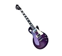 Guitare Électrique Guitare Électrique Six Cordes Avec Une Table En Érable Violet Et Un Corps Acajou Massif