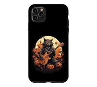 Guitare électrique Halloween Monster Cat Rock Music Coque pour iPhone 11 Pro Max