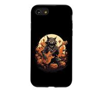 Guitare électrique Halloween Monster Cat Rock Music Coque pour iPhone SE (2020) / 7/8