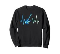 Guitare électrique Heartbeat Guitare Rockers Sweatshirt