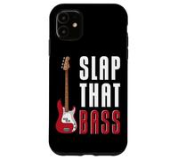 Guitare électrique Instrument de Musique drôle Citation Slap That Bass Coque pour iPhone 11