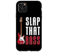 Guitare électrique Instrument de Musique drôle Citation Slap That Bass Coque pour iPhone 11 Pro Max