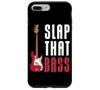 Guitare électrique Instrument de Musique drôle Citation Slap That Bass Coque pour iPhone 7 Plus/8 Plus