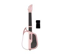 Guitare électrique | Instrument sans cordes - Guitare de voyage pliable avec mode d'accords automatique intégré et guide LED, pour débutants, et adultes, chant extérieur