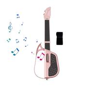 Guitare Électrique Intelligente - Acoustique Sans Cordes Pliable-Guitare Électrique Pliable Avec Mode D' Automatique Intégré Et Guide Lumineux LED - pour Famille Étudiant Fête Scène Pe