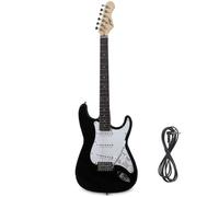 Guitare Electrique Johnny Brook Noire + Câble Jack 6.35mm