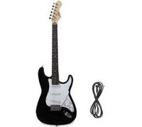 Guitare Electrique Noire + Câble Jack 6.35mm