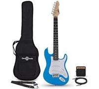 Guitare Électrique LA 3/4 Bleu, Pack Mini Ampli de Guitare Bleu