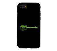 Guitare électrique Lake Shadow Love Reflection Silhouette Métal Coque pour iPhone SE (2020) / 7/8