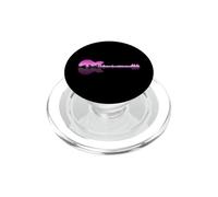 Guitare électrique Lake Shadow Love Reflection Silhouette Métal PopSockets PopGrip pour MagSafe