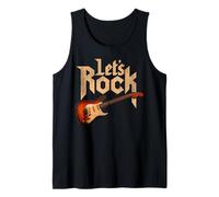 Guitare électrique Let's Rock & Roll Bands Lover Guitarist Débardeur