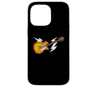 Guitare électrique Lightning Bolt Rock Music Graphic Coque pour iPhone 14 Pro Max