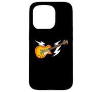 Guitare électrique Lightning Bolt Rock Music Graphic Coque pour iPhone 15 Pro