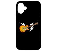 Guitare électrique Lightning Bolt Rock Music Graphic Coque pour iPhone 16 Plus