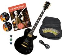 Rocktile Pro L-200BK Deluxe Guitare électrique Black avec accessoires