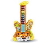Guitare Electrique lumineuse et interactive Tigre bebe, enfant 2-5 ans - Jungle Rock Star - Jouet d'eveil musical Vtech