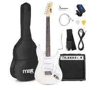 Guitare électrique MAX Pack GigKit - Blanc - Ampli 40 Watts - Accessoires inclus