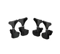 Guitare Électrique Mécaniques Boutons Chevilles De Réglage Scellées Clés Têtes Machine Accordeurs 2L2R 4L/4R Pour Pièces Rechange Basse À 4 Cordes(Black 2L2R)