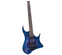 Guitare Électrique Micro Humbucker Pour Guitare Électrique Jazz Sans Tête Adapté Aux Débutants Et Aux Adultes Pratique Du Jeu(Blue)