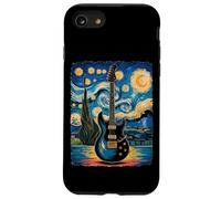 Guitare électrique Nuit étoilée - La musique rock rencontre Van Gogh Coque pour iPhone SE (2020) / 7 / 8