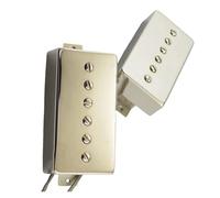 Guitare Électrique P90 Alnico II Avec Manche 8.6 K Et Micro À Bobine Unique Pont En Nickel Or 9.8 K Micro Électrique Simple Bobinage Alnico 5(Set Nickel)