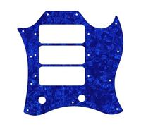 Guitare électrique Pickguard Plaque de Protection Pickguard De Guitare À Couverture Complète SG HHH P90(2)