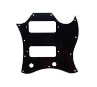 Guitare électrique Pickguard Plaque de Protection Pickguard De Guitare Pour Micros Standard Full SG Style Route P90(2)